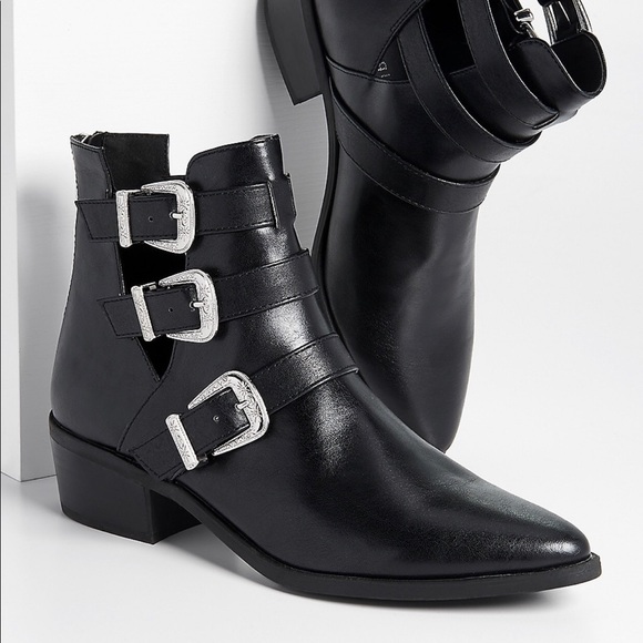 Western buckle booties - Picture 2 of 3